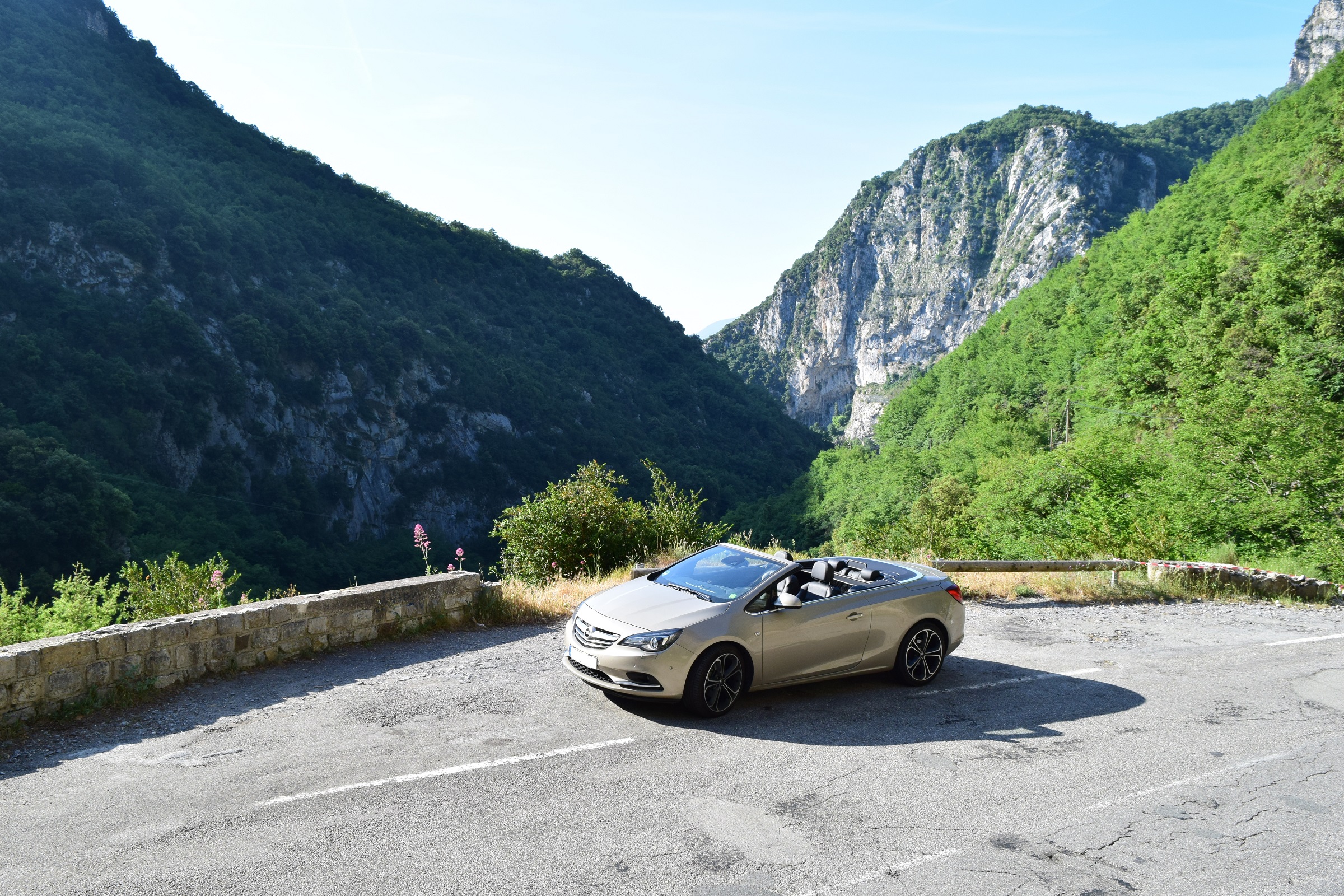 Auf dem Weg zum Col de Turini