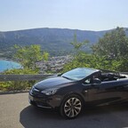 Mit unserem Cascada auf der Insel Krk "hoch oben" über Baska
